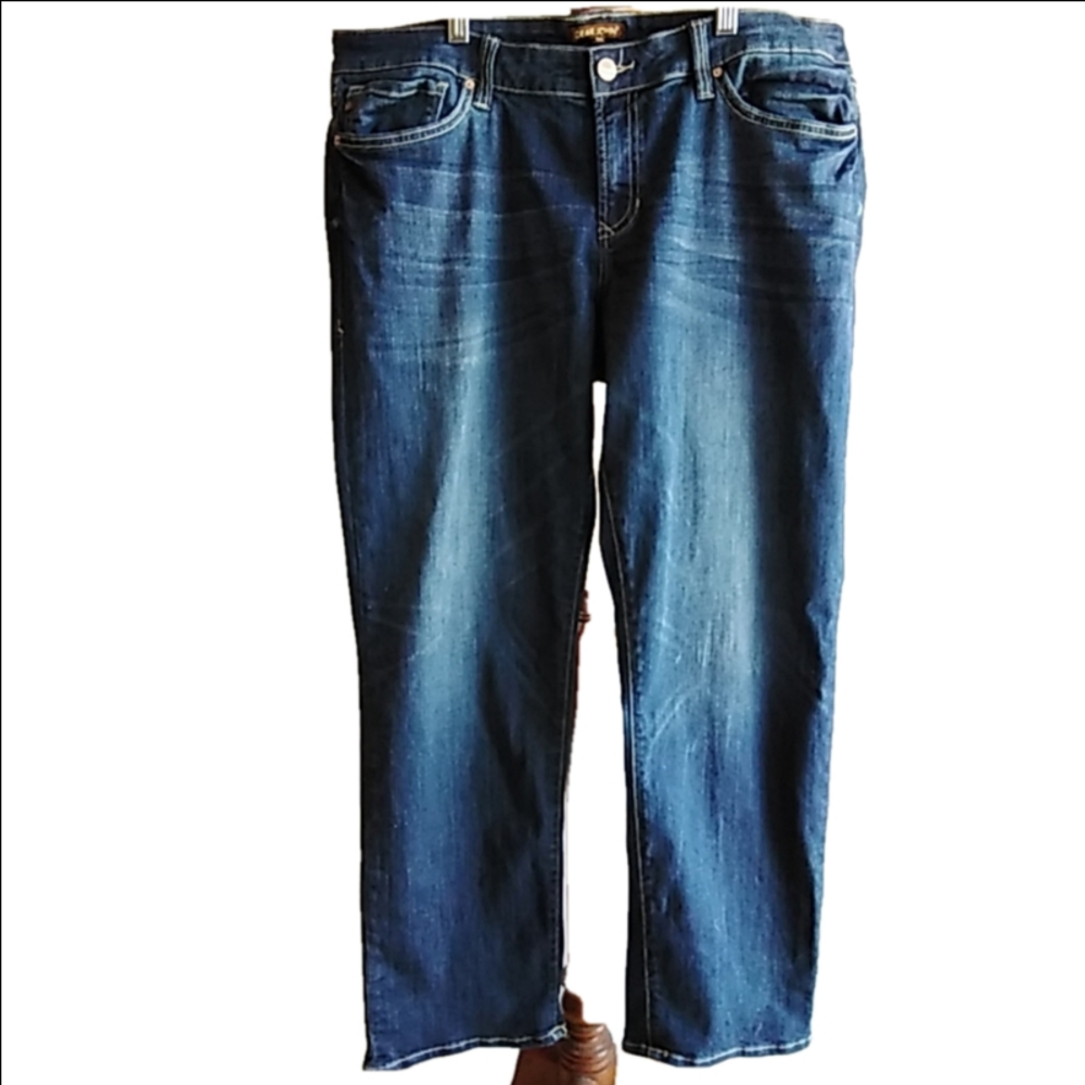 Dear John Women's Straight Leg Jeans - Dark Blue